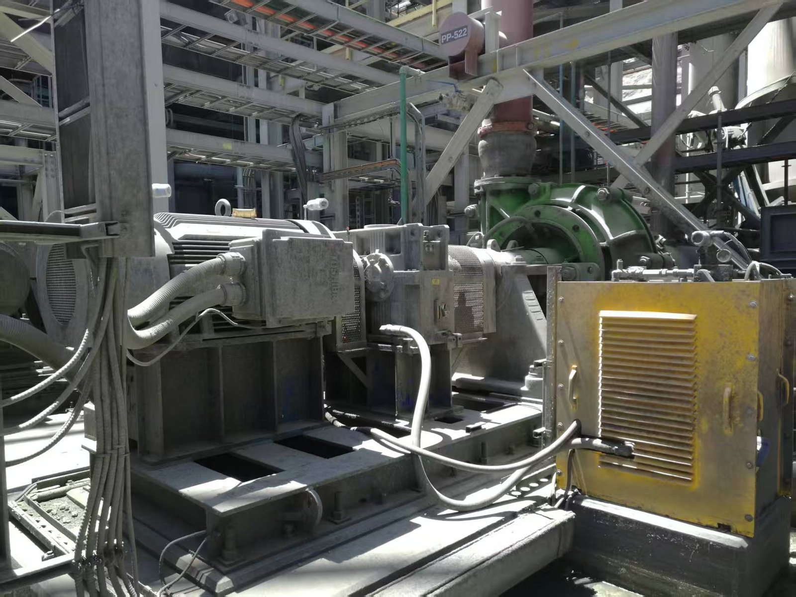 450 pump copper concentrate transfer