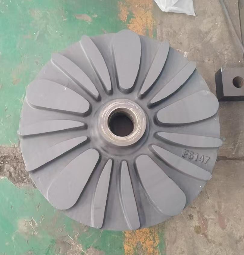 A05 high-chrome impeller after machining