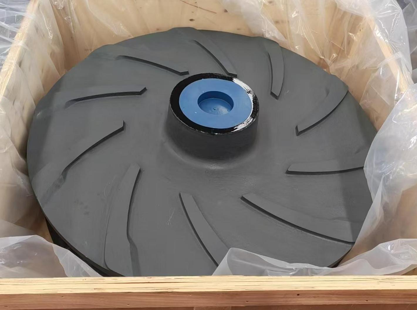 Impeller packed in export crate